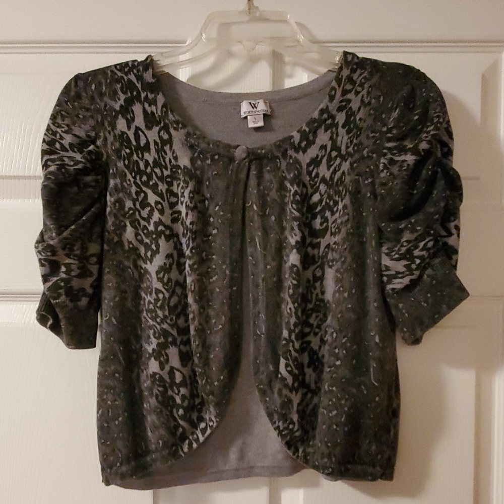 Animal Print Shrug